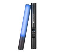 Walmeck Lampe Vidéo LED RVB, Lumière de Remplissage Portable 20 W avec 192 Perles LED à Rendu des Couleurs élevé et écran LCD, pour Portrait, Photographie de Mariage, Tournage DIY