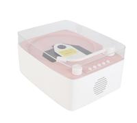 Walmeck Lecteur CD Vintage Mini Lecteur de Musique Rétro de Haut-Parleur (Rose)