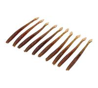Walmeck Leurre en Silicone Souple de Couleur Vive, Appât de Ver Terre, Matériel Pêche, 10cm, 112g, 40 Pièces, équipement Essentiel (1#)