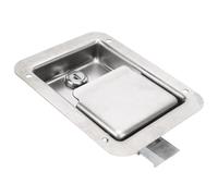 Walmeck Loquet de Boîte à Outils Robuste, Verrou à Palette pour Poignée de Camping-car, 2 Clés Antirouille, Installation Facile, Largement utilisé pour les Camping-cars, Camions,