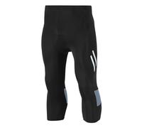 Walmeck Maintien Musculaire, Short de Vélo Anti-Transpiration avec Coussinet en Silicone 3D, Détails Réfléchissants pour Hommes (L)