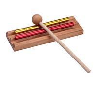 Walmeck Méditation CHIME COLORFURE Bell Bell Instrument de Percussion Musicale éducative avec Maillet pour Développer des Talents Musicaux Management en Classe (2 tons)