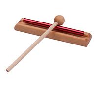 Walmeck Méditation CHIME COLORFURE Bell Bell Instrument de Percussion Musicale éducative avec Maillet pour Développer des Talents Musicaux Management en Classe (1-tone)