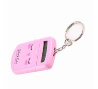Walmeck Mini Calculatrice de Dessin animé Mignon 8 Chiffres Affichage Taille de Poche Calculatrice Enfants étudiants Fournitures Scolaires Porte-clés Rose/Bleu/Noir/Gris (Rose)