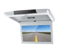 Walmeck Moniteur de Plafond de Voiture 11,6 Pouces FHD 1080P TV Rabattable, écran D'affichage MP5, Boutons Tactiles, Télécommande, Prise en Charge USB TF FM, écran LED, Corps Mince,