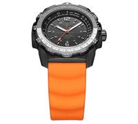Walmeck Montre Numérique Solaire, Montre Numérique à énergie Solaire, étanche jusqu'à 50 M, Montre Lumineuse avec Technologie de Charge Solaire pour Une Longue Durée de Vie de la (Orange)