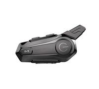 Walmeck Moto BT Interphone BT Casque Étanche À La Pluie Clair Système de Communication ATV Dirt Bike Moto Noir