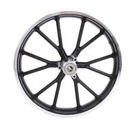 Walmeck Moyeu de Roue de Vélo Tout-terrain 10 Pouces (Arrière) | Conception de Moyeu élargie, Traction Améliorée sur Terrain Sablonneux, Remplacement Direct pour les Vélos 49-50cc, Trou