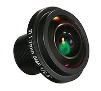 Walmeck Objectif Fisheye 1.7mm 5MP M12, Objectif Panoramique Grand Angle