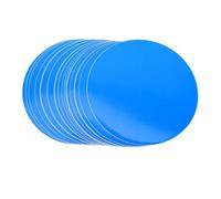 Walmeck Patchs de Réparation Auto-adhésifs en PVC Bleu, 20 Pièces pour