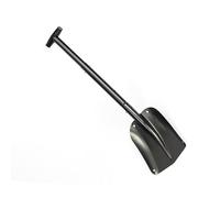 Walmeck Pelle à Neige Télescopique Réglable, 3 Réglages de Hauteur, Fonction de Bord, Coupes Verticales, Outil de Déneigement à Poignée en T Permettant D'économiser du Travail avec Sac (Noire)