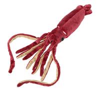 Walmeck Poupée en Peluche Poulpe, Jouet Animal de Mer en Peluche Doux pour Enfants, Poupée Rouge Mignonne pour Les Fans de la Vie Marine