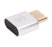 Walmeck Prise Factice 4K Durable, Dernière Puce, Interface Multimédia Haute Définition, Prise Factice, Prend en Charge la Résolution 3840x2160, Remplaçable à Chaud (Argent)