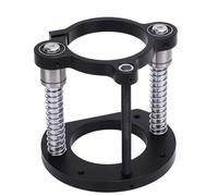 Walmeck Routeur de Levage Base Réglable 2 Mâchoire Serrage de la Mâchoire à la Main Base de Lifting de la Main Noir pour Petite Machine à Coucher à L'intervalle