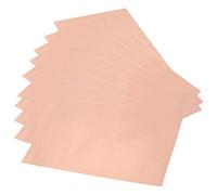 Walmeck Ruban de Cuivre Conducteur Simple Face, Adhésif Fort pour Barrière de Protection EMI, 10 Pièces (30 cm * 20 cm)