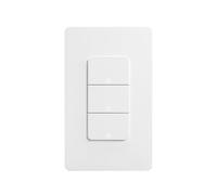 Walmeck Smart Light Switch Glass Panel App WiFi Touch Control Wireless Wireless Remote Timer Indicateur pour Smart Home (3 Voies)