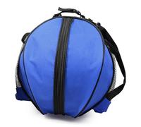 Walmeck Sportif Bound Round Basketball Sac à Banc de Football de Football Volleyball Volleyball Portant Sac de Voyage Bag des Hommes Femmes Outdoor (Bleu)