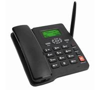 Walmeck Téléphone de Bureau GSM Téléphone Portable sans Fil avec Deux Cartes SIM pour Une Utilisation au Bureau à Domicile (Walmeck2kHBYR-OS4821)