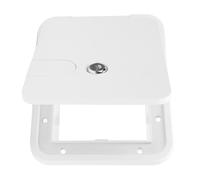 Walmeck Trappe de Cordon d'alimentation pour Camping-Car, Serrure en Acier Inoxydable, Ouverture à 180 Degrés, Porte D'accès électrique pour Remorque de Camping-Car