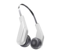 Walmeck Ventilateur de Cou Portable, Mains Libres, sans Feuilles, Rechargeable, Portable, Direction du Vent, Réglage à 360 °, Interrupteur ycle de Vent 5 Vitesses, Système (Blanche)