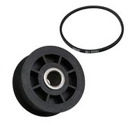 Walmine Poulie de renvoi de machine à laver 40045001 et courroie d'entraînement de rechange pour lave-linge Amana, remplace 37820 38225