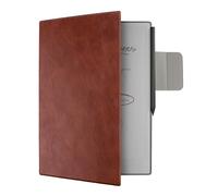 WALNEW Étui pour Remarkable Paper Pro, étui portefeuille magnétique fin avec fermoir à stylo, coque de protection pour Remarkable Paper Pro 11,8" (sortie en 2024), marron