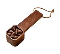 Walnut Coffee Spoon - for Measuring Coffee Beans | Long Wooden Spoons Small for Cooffee | Measuring Spoon Made of Solid Wood from Natural Walnut Measuringg Ground Beans and Tea