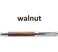 Walnut Stylo Roller Avec Boîte En Bois Élégante Compatible Avec La Recharge Allemande