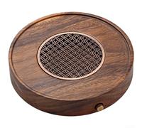 Walnut Tea Tray with Drainage 22cm Storage Base(Fate)