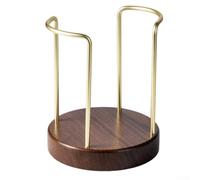 Walnut Wood Cup Holder Stand Modern Minimalist Kitchen(C)