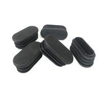 WALNUTS Bouchon d'obturation en Plastique Noir Ovale Oblong Rectangle Bouchons Tube Tuyau Inserts Bouchon Bouchon insérer Bouchon for Tuyau de Jambe de Chaise (Color : 2pcs, Size : 15 x 30 mm)