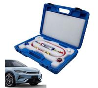 Walopola Analyseur d'huile AC - Vérificateur de Diagnostic de climatisation de Voiture, kit d'outils avec régulateur pour la en Temps réel de l'entretien Quotidien