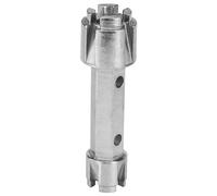 Walopola Clé à Double Extrémité pour Bonde et Vidange en Acier Inoxydable - Clé Forgée en Alliage Multifonction pour Toilette, Cuisine et Robinet Sanitaire