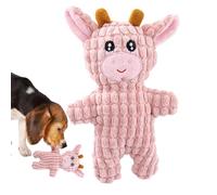 Walopola Jouet couineur en peluche pour chien, jouet à mâcher pour chiot pour la dentition - Résistant aux morsures pour le nettoyage des dents pour stimulation, divertissement, entraînement