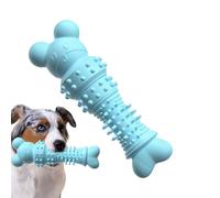 Walopola Jouet indestructible pour chien, jouet pour chien pour mâcheurs agressifs, accessoires interactifs d'enrichissement des animaux de compagnie, jouet de dentition pour chiot avec os en forme