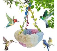 Walopola Lit pour perruche, pinson, cage à oiseaux en peluche, hamac pour perruches, calopsittes, cacatoès, pinsons, conures