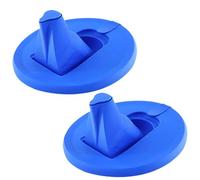 Walopola Lot de 2 couvercles de boîte de peinture, accessoires de rangement avec buse intégrée, joint sécurisé, empêche les dégâts, les déversements, les gouttes pour les professionnels