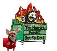 Walopola Morale Patches | The Horrors Persist But So Do I Patch, Accessoires de Sac Brodés Crochet et Boucle Autocollant pour Vestes, Gilets et Casquettes de Baseball