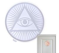 Walopola Moules en silicone pour art mural, forme d'yeux pour résine, moules en silicone époxy pour décoration murale, salon, jardin