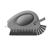 Walopola Outils de nettoyage de rails de fenêtre | Brosse à poussière avec racloir, outil portable pour enlever la poussière pour évier, cuisine, voiture, clavier, carrelage, joint en métal, stores en