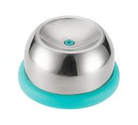 Walopola Pique-œufs, en acier inoxydable, avec socle, trou pratique, en acier inoxydable et plastique, pour œufs crus, gadget pratique