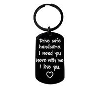 Walopola Porte-clés pour mon homme, porte-clés de la Saint-Valentin | J’ai besoin de toi ici avec moi porte-clés,Pendentif de la Saint-Valentin, accessoires vestimentaires pour petit ami,