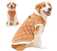 Walopola Pull pour chien | Veste d'hiver en peluche épaisse pour temps froid, veste de neige chaude pour grands chiens, saisons froides d'automne et d'hiver
