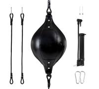 Walopola Sac de frappe à double extrémité - Balle de frappe flexible | Sac de frappe portable en cuir PU à double extrémité pour entraînement, coordination, entraînement de base, exercice à la maison