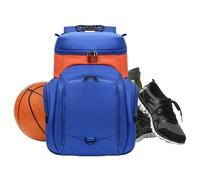 Walopola Sac de sport - Support d'équipement, sac à dos de basket-ball - pour football, école, voyage, chaussures à crampons, volley-ball, gym