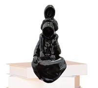 Walopola Sculpture de père et de fils, figurine de père et fils, sans visage, sculpture en résine - Sculpture décorative pour la maison, montre une relation amoureuse et ludique