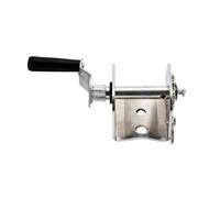 Walopola Tendeur de filet de badminton | Tendeur de manivelle pour filet de volley-ball, treuil professionnel en métal pour entraînement de gym, compétition, école, sports de plein air