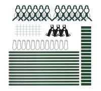 Walopola Treillis de de Jardin, 122 x 122 cm, Supports pour grimpantes, Arche en métal, Treillis de Culture de légumes en métal, pour cultiver des légumes et des Fleurs grimpantes