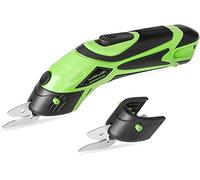 walowalo Ciseaux Électriques Multi-cutter 2 lames Pour la couture à la main Carton Cuir Tapis Batterie lithium-ion Outils de coupe Pour droitiers et gauchers Garment making