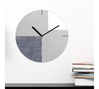 WALPLUS Horloge en MDF, Multicolore, Taille Unique